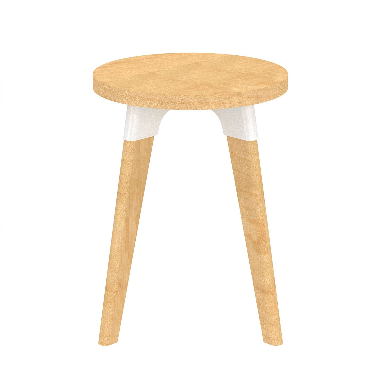 Safco RESENDTNA 14 Inch Diameter Resi Small Maple Accent Coffee Side Corner Sofa Living Room Office Lounge Bedside Nightstand End Table, Natural