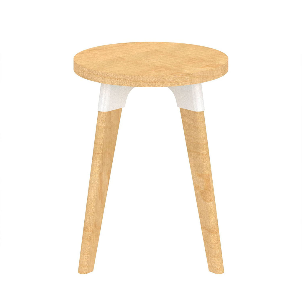 Safco RESENDTNA 14 Inch Diameter Resi Small Maple Accent Coffee Side Corner Sofa Living Room Office Lounge Bedside Nightstand End Table, Natural