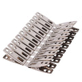 FOMMEN Towel Clips 40 Pack Metal Clothes Pins,Stainless Steel Clothespin Clips for Drying Socks,Hanging Clips,Heavy Duty Clothes