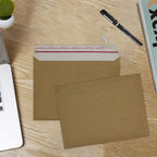 Xxcxpark 25 Pack Brown Kraft Rigid Mailers, 9.5X12.5 Inches Self Seal Photo Document Mailers Premium Cardboard Keep Flat Envelop