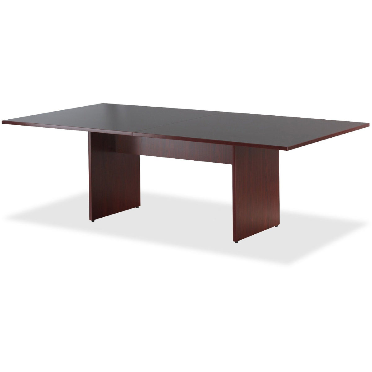 Lorell Rectangular Conference Table, 48 By 96 By 1-1/4-Inch, Mahogany