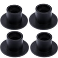 Aglary 4PCS Black Taper Candle Holders, Matte Iron Candlestick Holders Centerpieces for Home Decoration, Wedding Anniversary, Pa
