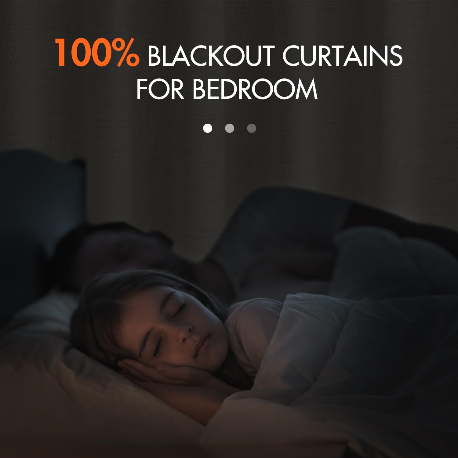 Miulee 100% Blackout Curtains 90 Inches Long Linen Curtains & Drapes For Bedroom Back Tab Living Room Darkening Full Black Out Window Curtain Panels Rod Pocket, Natural Beige, 2 Panels Set