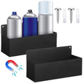 Gisafai 2 Pcs Magnetic Aerosol Spray Can Holder Heavy Duty Magnet Toolbox Bottle Holder Easy Install Spray Can Organizer Wall Mo