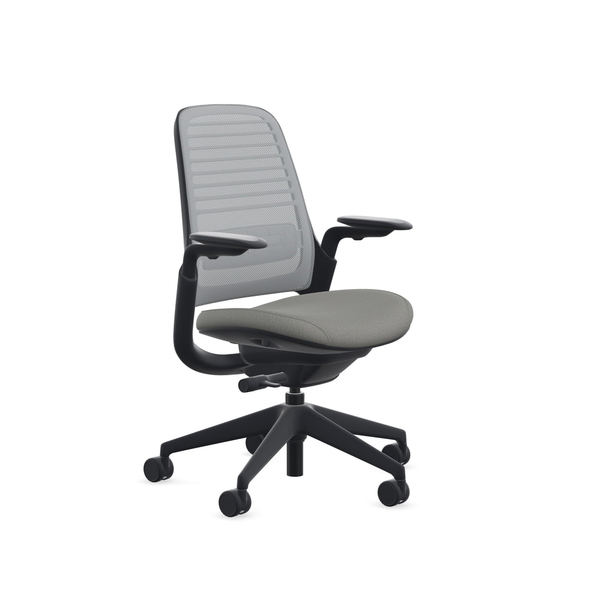 Steelcase Series 1 Office Chair - Ergonomic Work Chair With Wheels For Carpet - Helps Support Productivity - Weight-Activated Co