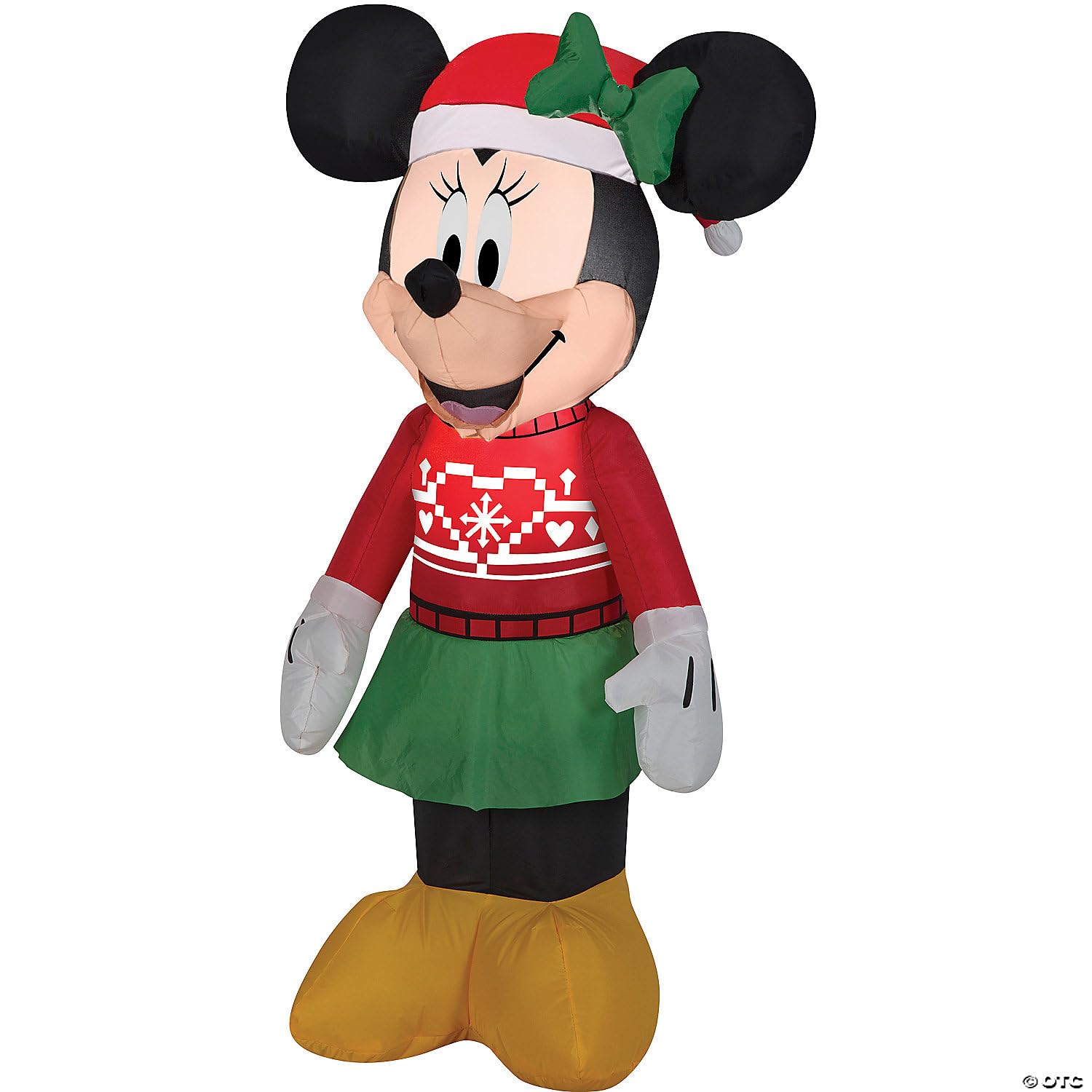 Gemmy 3.5 Airblown Minnie in Ugly Sweater Disney Christmas Inflatable