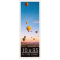 wallsthatspeak 10x35 white Picture Frame for Puzzles Posters Photos or Artwork