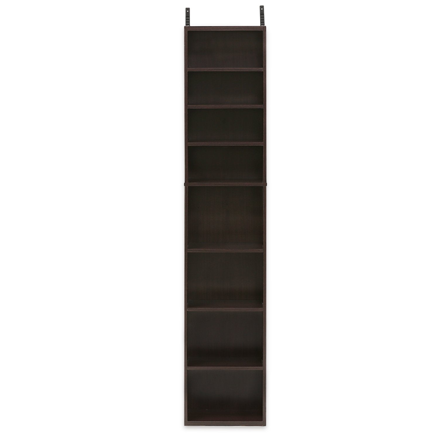 Furinno Indo 8-Tier Media Tower, Espresso