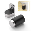 Cylindrical Floor Mount Door Stop Stainless Steel Heavy Duty Magnetic Door Stopper Height-Adjustable Brushed Satin Door Holder F