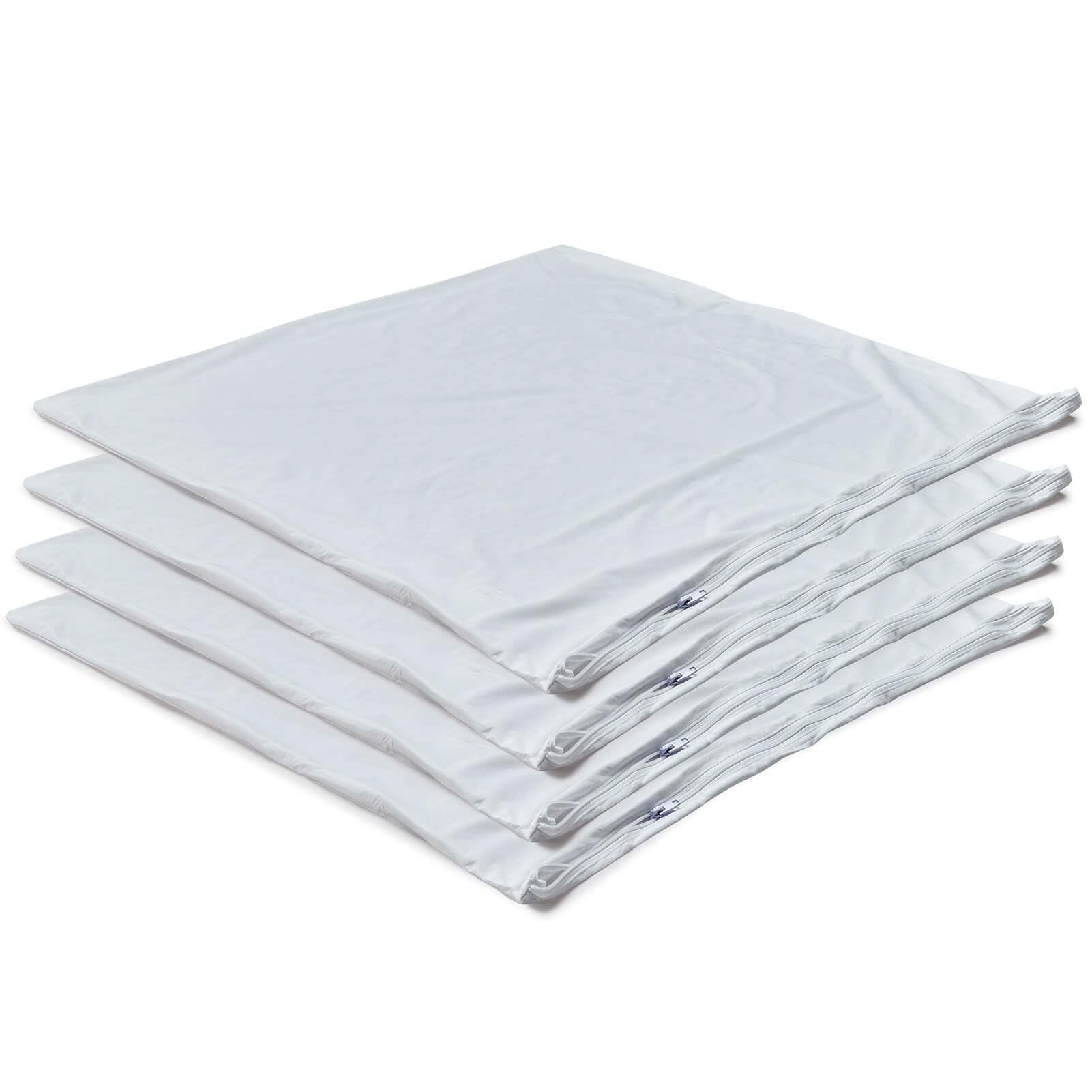 Kingnex 4 Pack Waterproof Feather Proof Pillow Protectors Drool Proof 14'X26' Or 16'X26' Pillow Cover