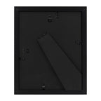 Golden State Art, Simple And Stylish Picture Frame With Ivory Color Mat & Real Glass (8X10-Table Top, Black)