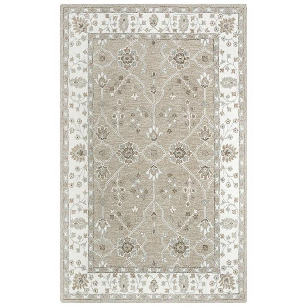 Rizzy Rugs Alora Decor Conley Beige 5'X7'6" Tufted Wool Rug