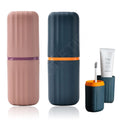 QONETIC Travel Tooth Brush Holder For Bathroom Square Toothbrush Holder For Travel, Portable Toothbrush Case & Tooth Brush Cover