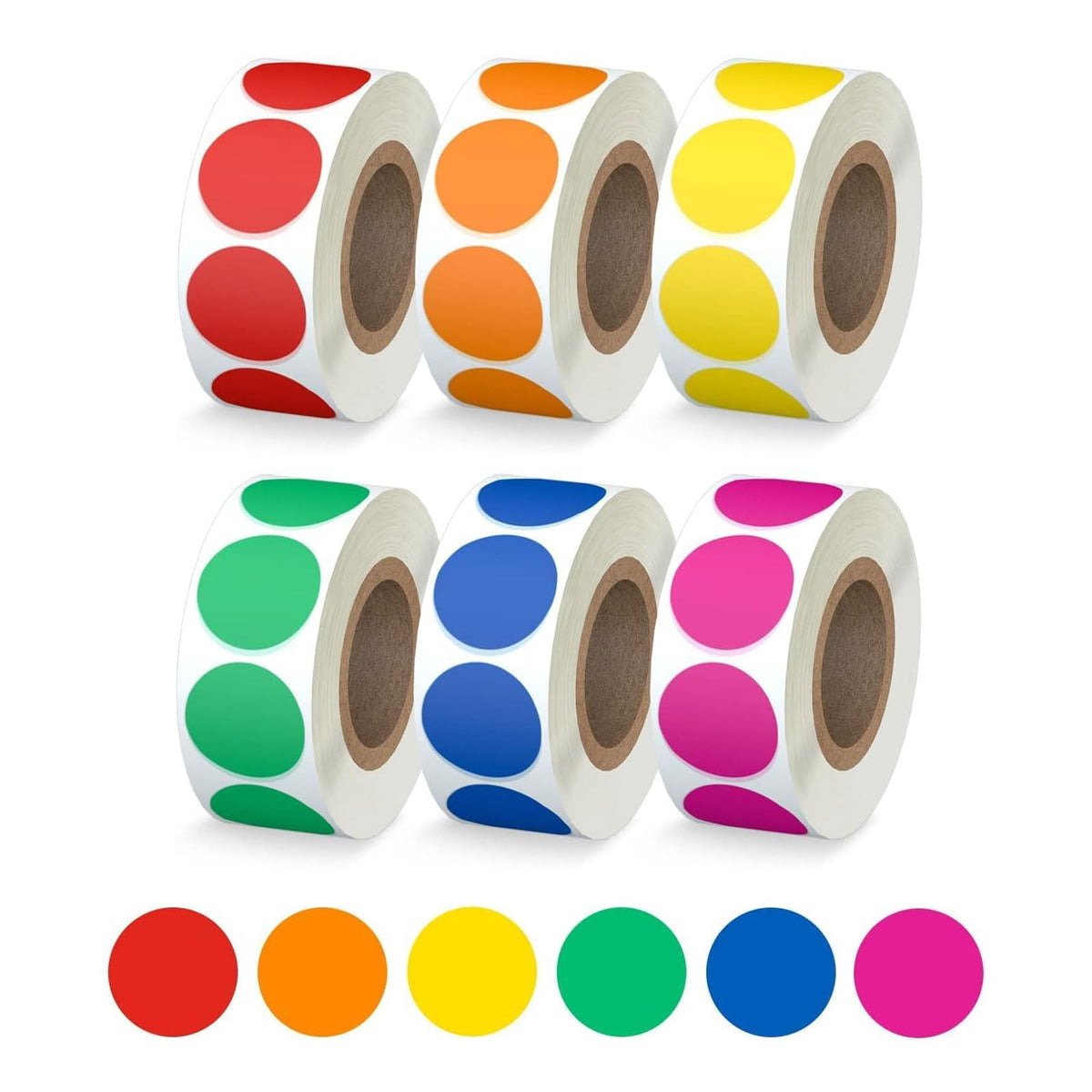 Printholic 1440 Count Home Moving Labels,24 Rolls Different Color Coding Moving Labels For Boxes Stickers + Fragile Moving Stick