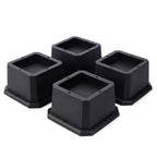 Btsd-Home Furniture Risers 2 Inch Bed Risers Heavy Duty Adjustable Dorm Bed Lifts Risers Table Desk Chair Leg Extenders 4 Pack B
