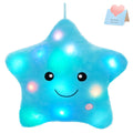 Wewill 13' Creative Twinkle Star Light Up Night Led Plush Pillows Stuffed Animal Toys Birthday Valentines For Toddlers Girls(Bl