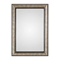 Uttermost Shefford Silver and Bronze 31 x 43 Rectangular Wall Mirror