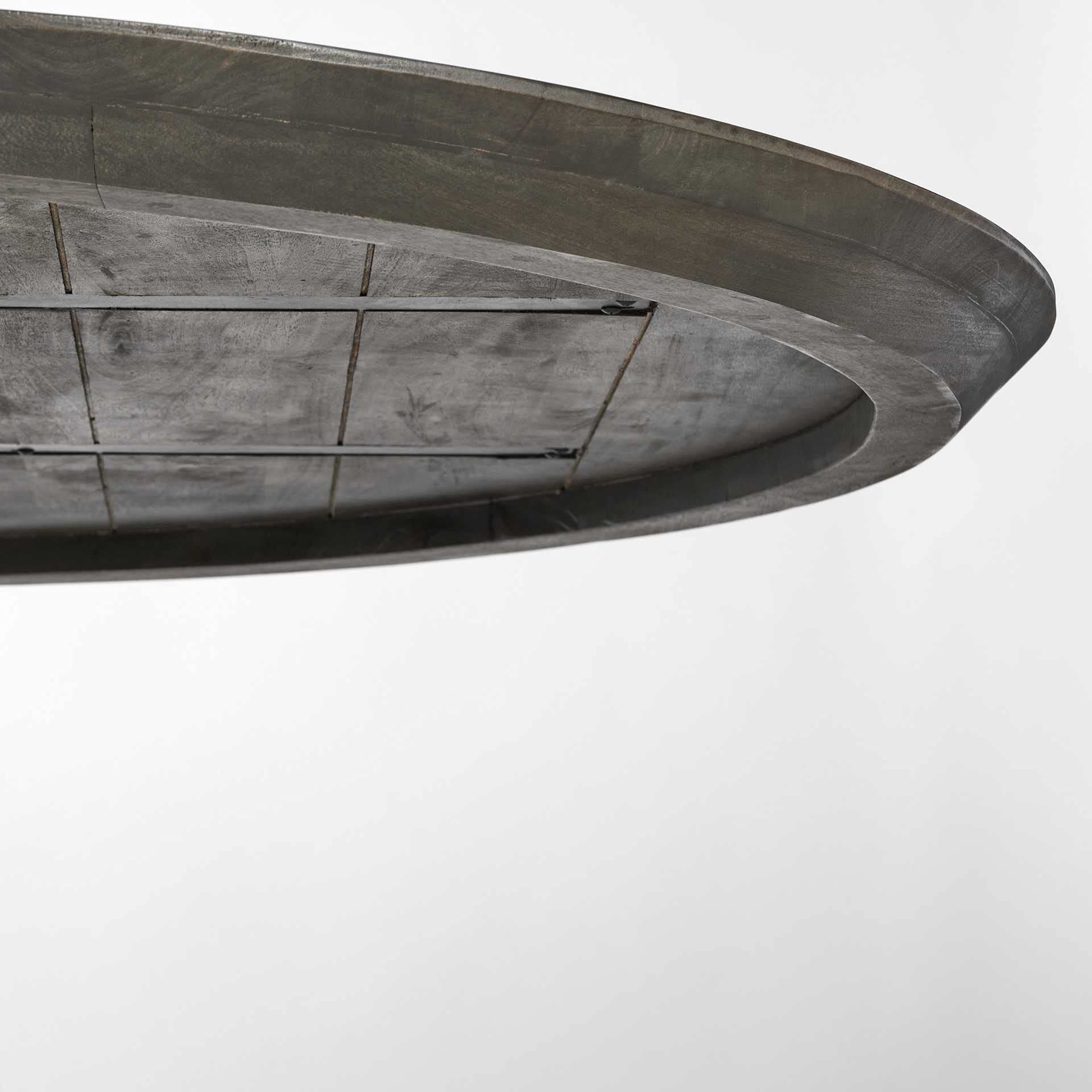 HomeRoots 60&quot; Round Brown Solid Wood Top and Base Dining Table