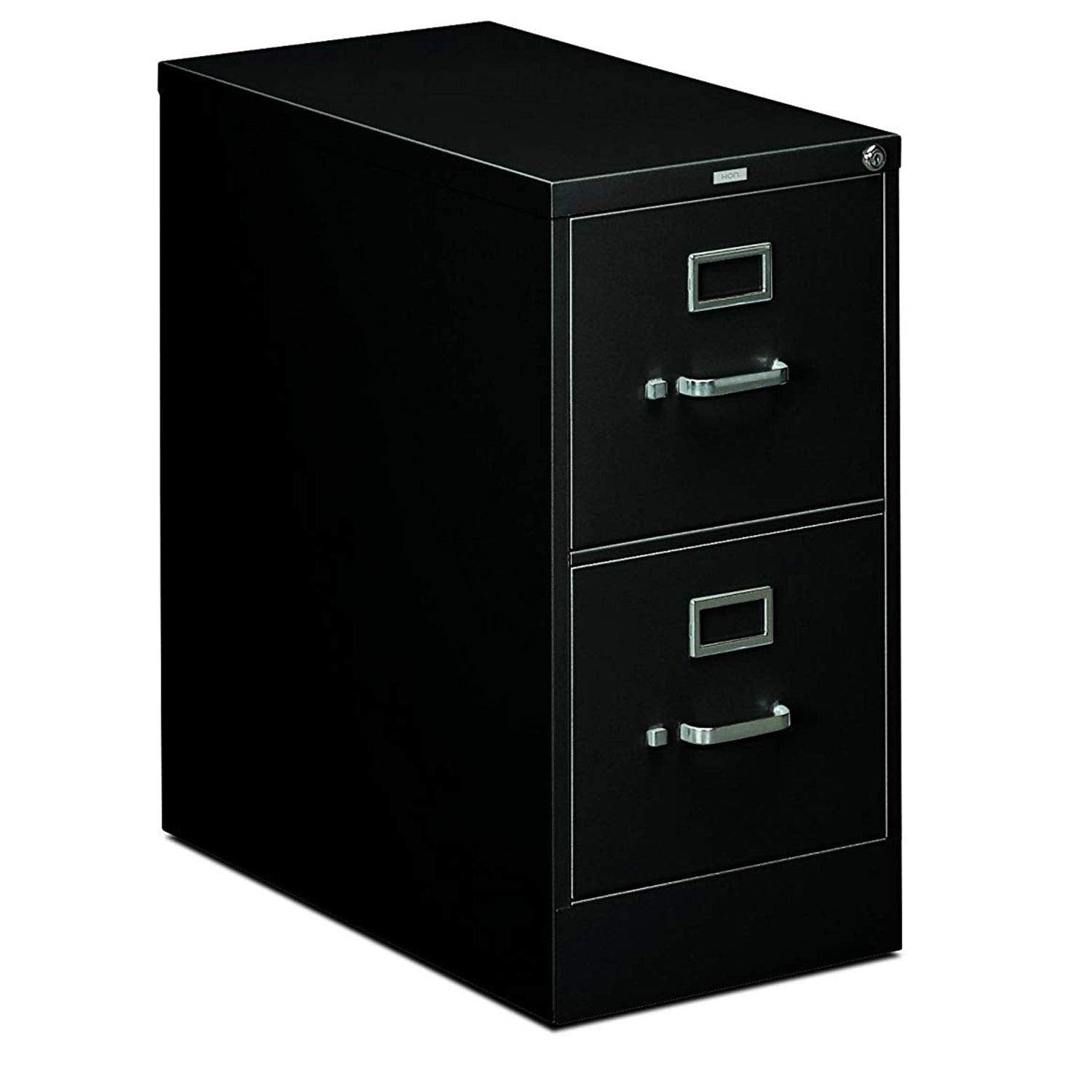 Hon 310 Series Vertical 2 Drawer Letter File Cabinet In Black