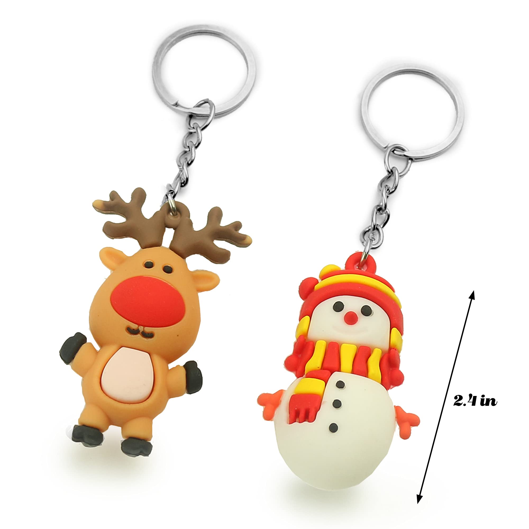 Ogrmar Christmas 2023 Advent Calendar For Kids Holiday Countdown Calendar With 24 Pcs Micro Lovely Silicone Doll Key Ring Christ