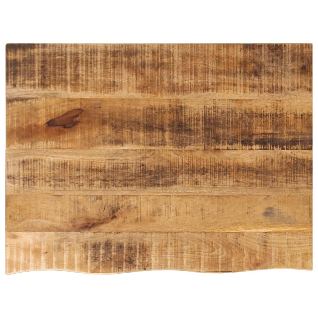 vidaXL Table Top 31.5inchx23.6inchx1.5inch Live Edge Solid Wood Rough Mango