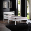 Acme Furniture Donato Twin Wooden Platform Bed in White