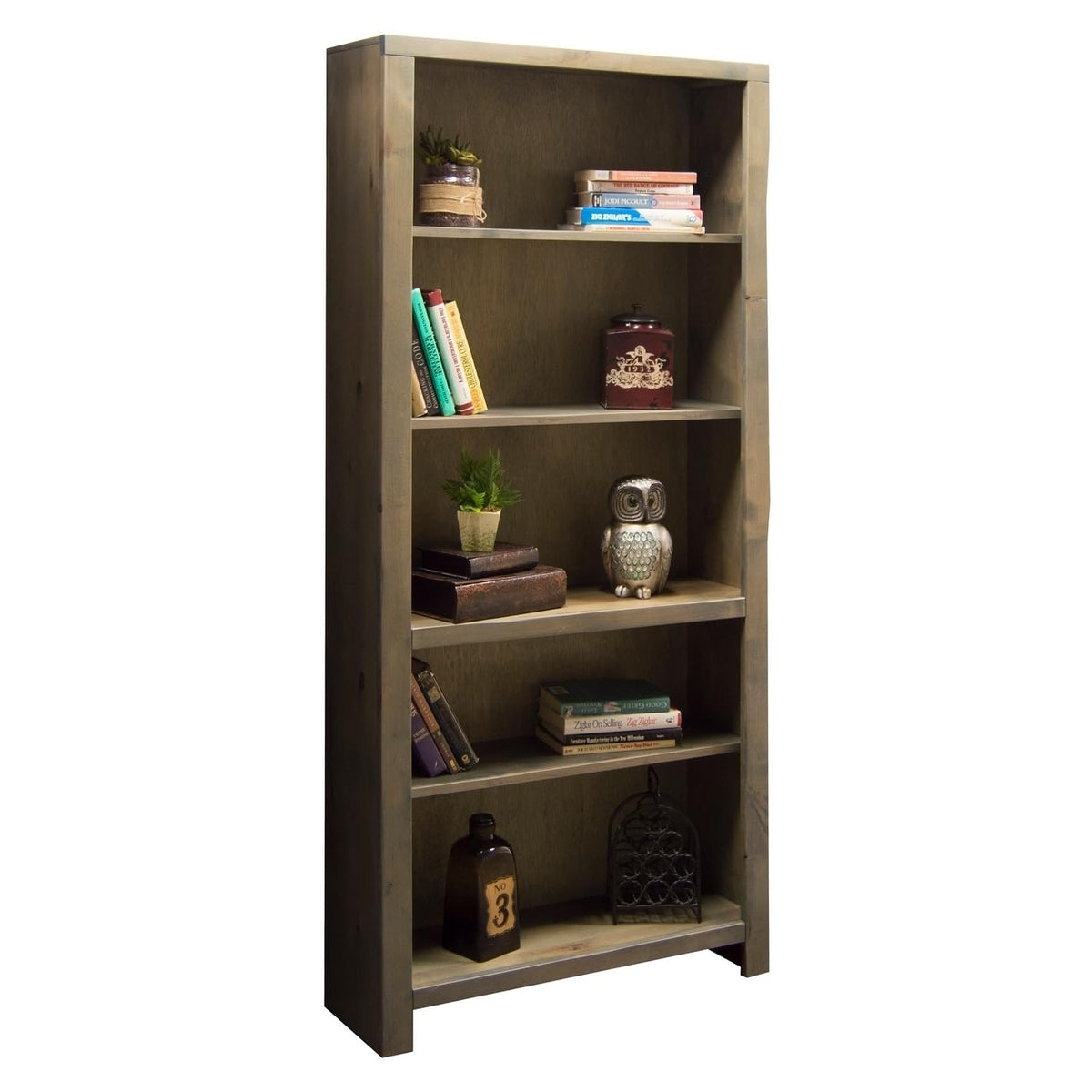 Legends Furniture Joshua Creek Bookcase 72&quot; Barnwood