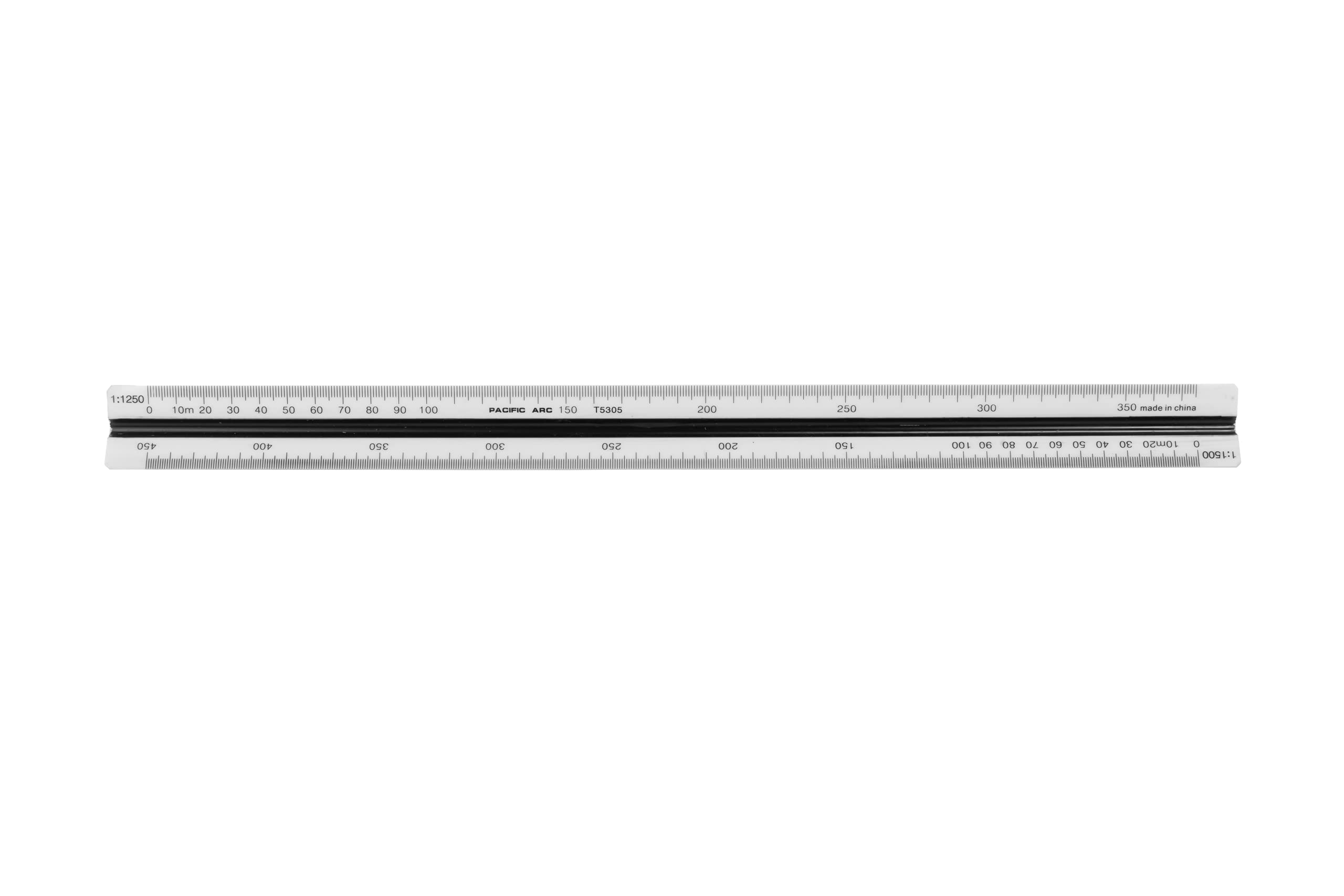 Pacific Arc Metric Scholastic Scale Ruler, Scaled: 1:500, 1000, 1250, 1500, 2000, 2500