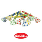 Beistle Noiseless Blowouts 16 Pack Paper Multicolor 16" Party Favors