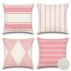 Otostar Outdoor Waterproof Pillow Covers 18X18 Inch Geometry Decorative Throw Pillow Cases Square Modern Cushion Case Garden Thr