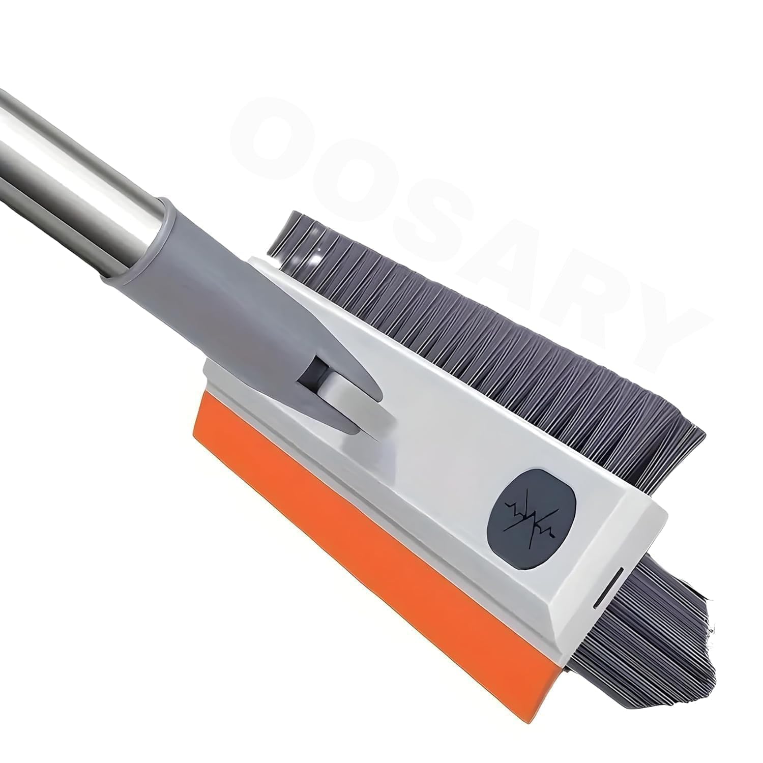 Oosary Bathroom Cleaning Brush With Wiper 3 In 1 Tiles Cleaning Brush Floor Scrub Bathroom Brush With Long Handle 180 Rotate Cle