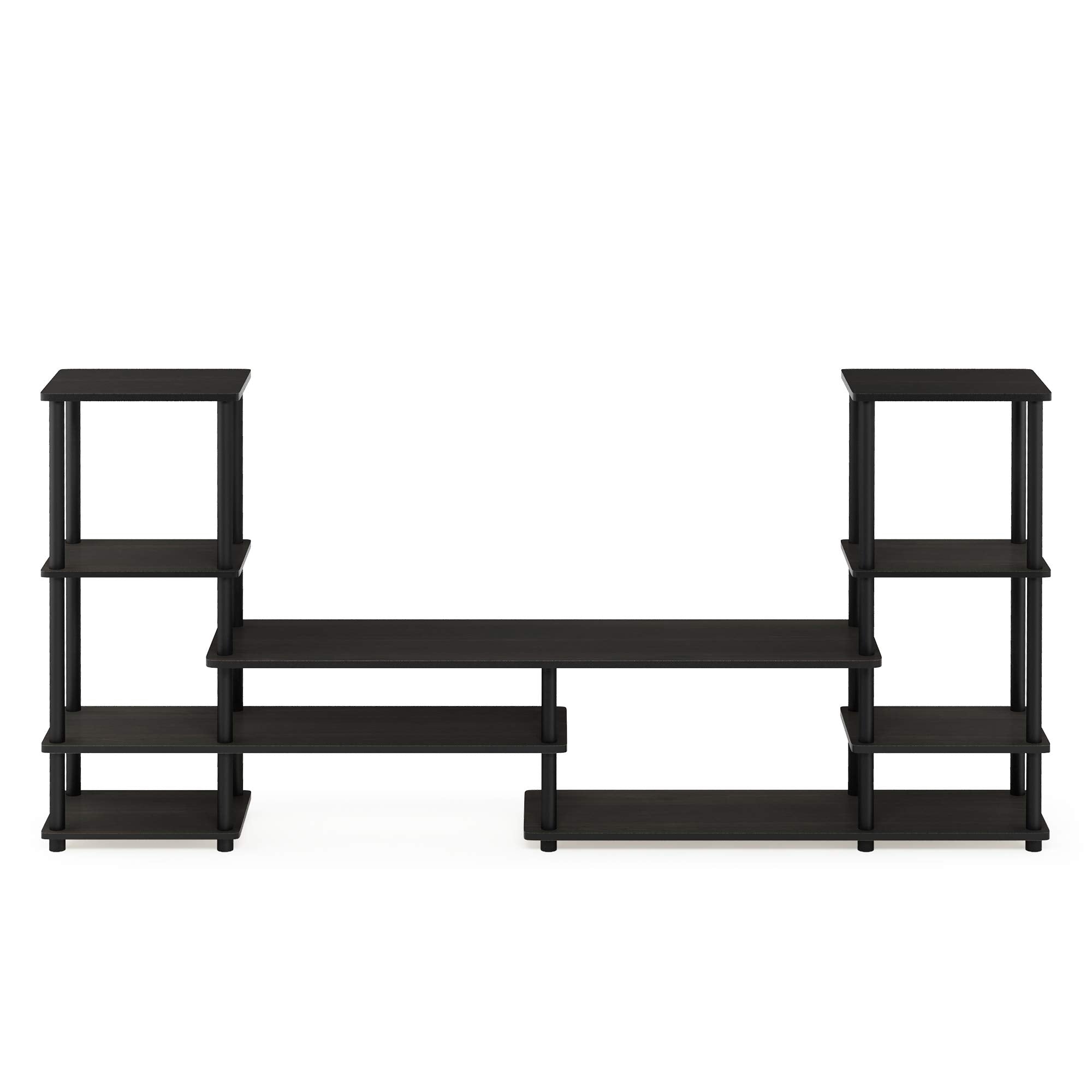 FURINNO Turn-N-Tube Grand Entertainment Center, Espresso/Black