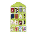 Lynacz Closet Storage Organizer 16 Pocket Hanging Design || Wardrobe Holder For Accessories Jewelry Socks Ties Multi Use Space S