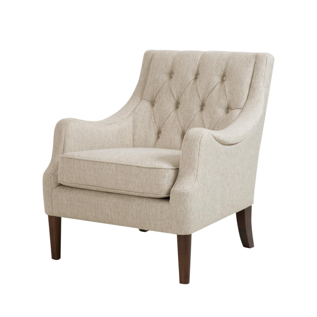 Madison Park Qwen ACCENT CHAIR, 33.5 in, Beige