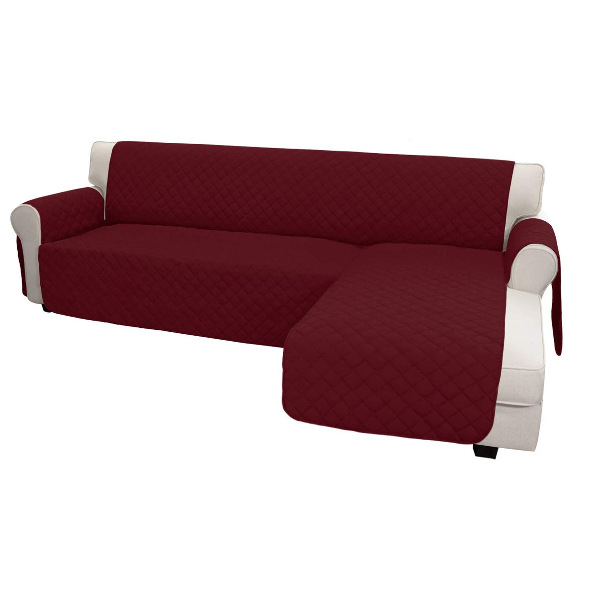 Easy-Going Sofa Slipcover L Shape Sofa Cover Sectional Couch Cover Chaise Cover Reversible Sofa Cover Furniture Protector Cover
