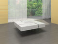 Neos Modern Furniture CT2852WH-H-N Coffee Table, White