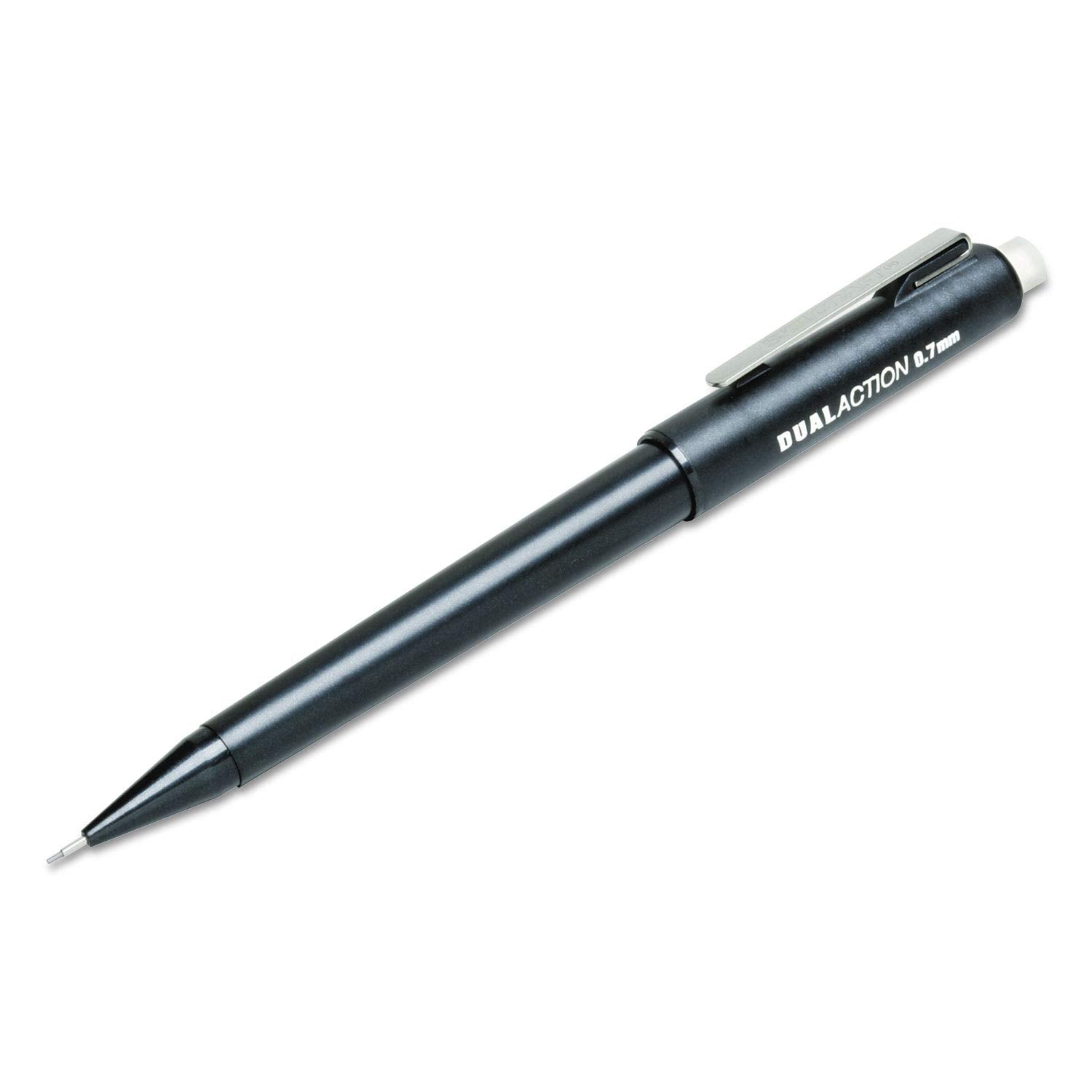 Abilityone - 7520013176140 - Dual-Action Mechanical Pencil - Medium Point - Black - 12 Units