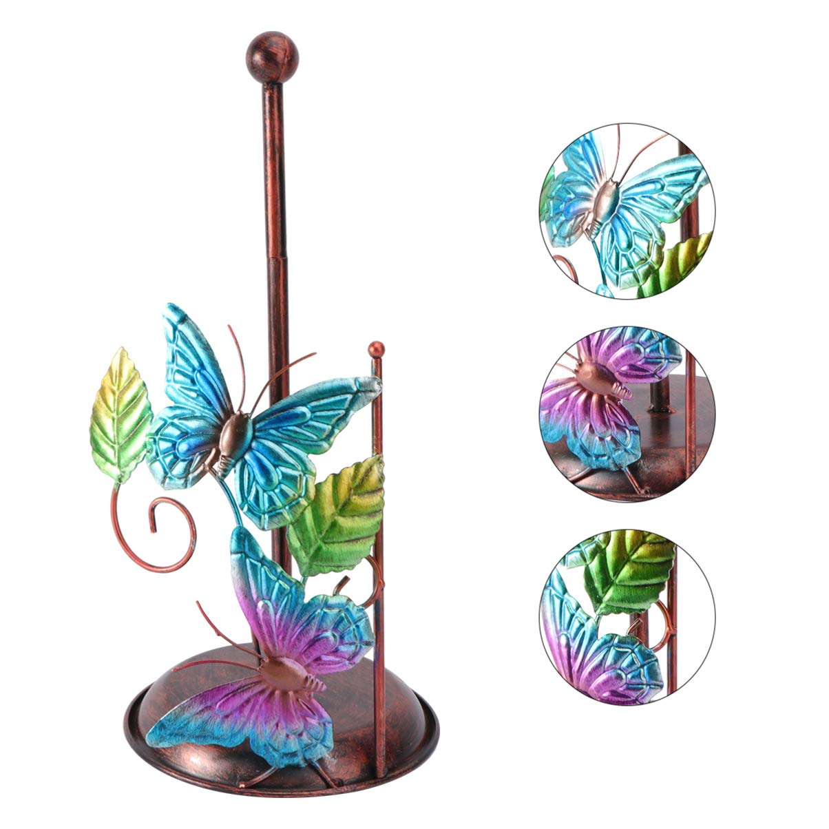 Paper Towel Stand Toilet Paper Holder Butterfly Tissue Paper Storage Holder Nordic Style Tissue Roll Organizer For Kitchen Bathr