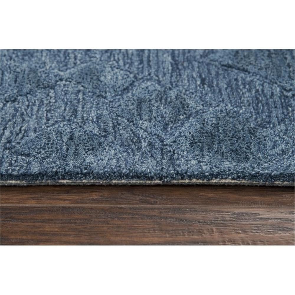 Rizzy Home Alora Decor Emerson 5' X 8' Diamond Blue/Gray/Rust/Blue Hand-Tufted Area Rug