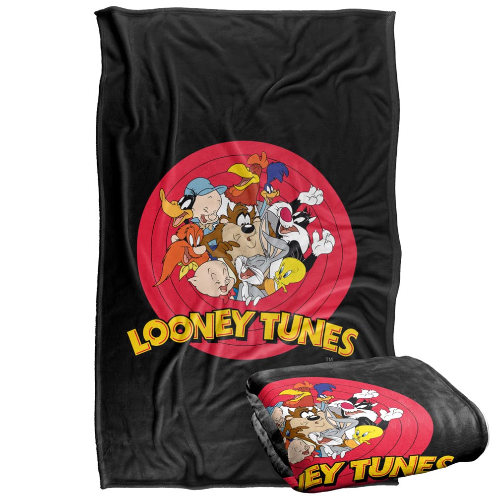 Looney Tunes Blanket, 36'X58', Logo Group Silky Touch Super Soft Throw