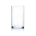 WGV Cylinder Vase, Width 7, Height 12, Clear Wide Large Diameter Flower Glassware, Floral Container, Planter Terrarium for Weddi