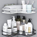 OSWELL Multipurpose Bathroom Corner Storage Organizer Wall Mounted Rack Shelf Shower Caddy | Shelf Adhesive Bathroom Accessories