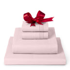 Mellanni Twin Xl Sheet Set - 4-Piece Iconic Collection Bedding, (Including 2 Pillowcases), 16-Inch Deep Pocket, Easy Care, Extra Soft, Cooling Sheets, Brushed Microfiber - Blush Pink