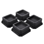 ANNKUT Furniture Risers 1 Inch,Bed Risers Heavy Duty,Desk Risers for Chair and Table Legs Elevation ,Bed Lifts Risers (4 Pack, B