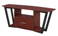 Convenience Concepts Graystone TV Stand 59.25 - Modern Entertainment Center for TVs up to 65, Industrial Media Console with Stor