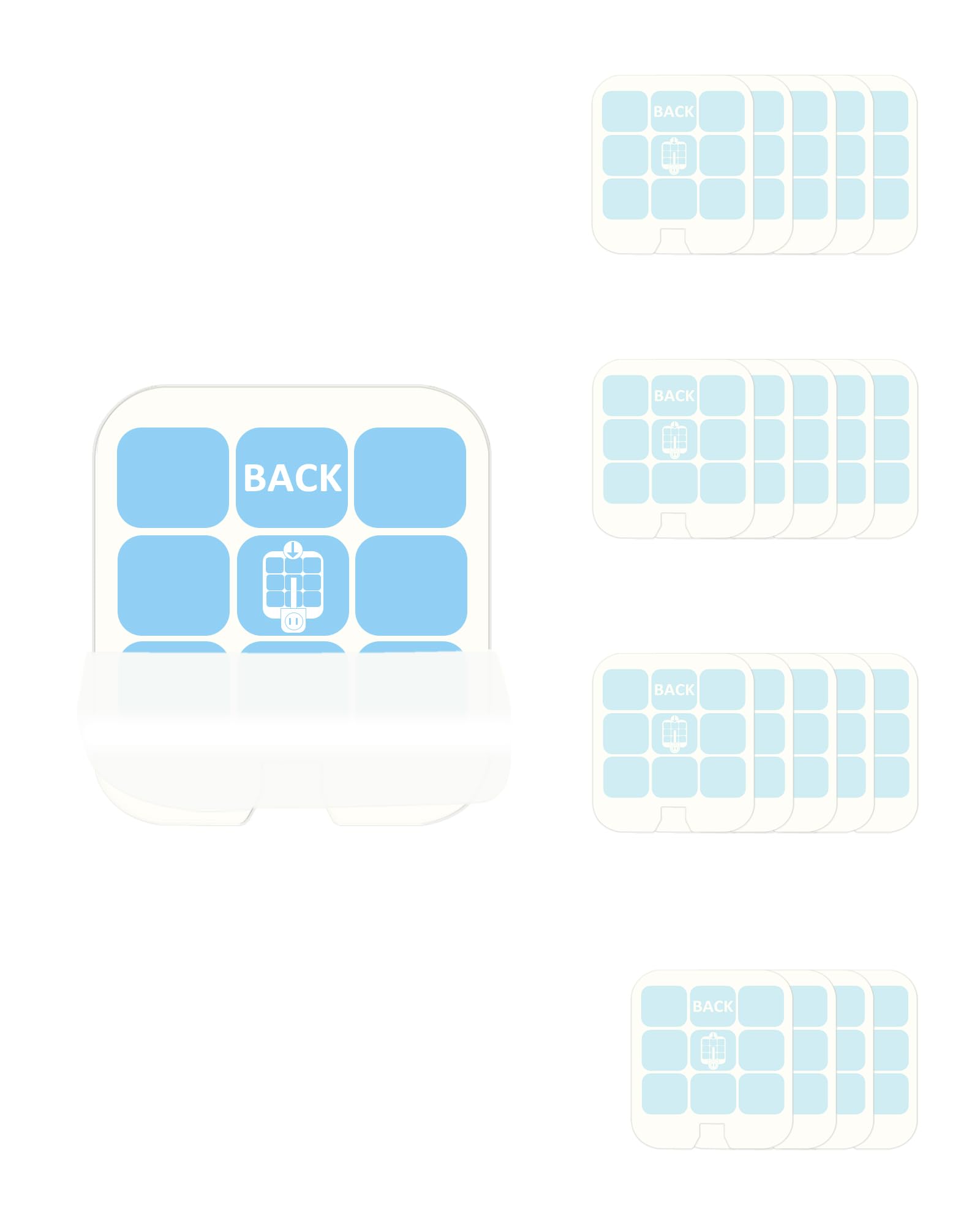 20 Pcs Refill Glue Cards Compatible With Safer Home Sh502 Indoor Fly Trap And Dynatrap Dt3005W Plug-In Bug Light For Flies, Frui