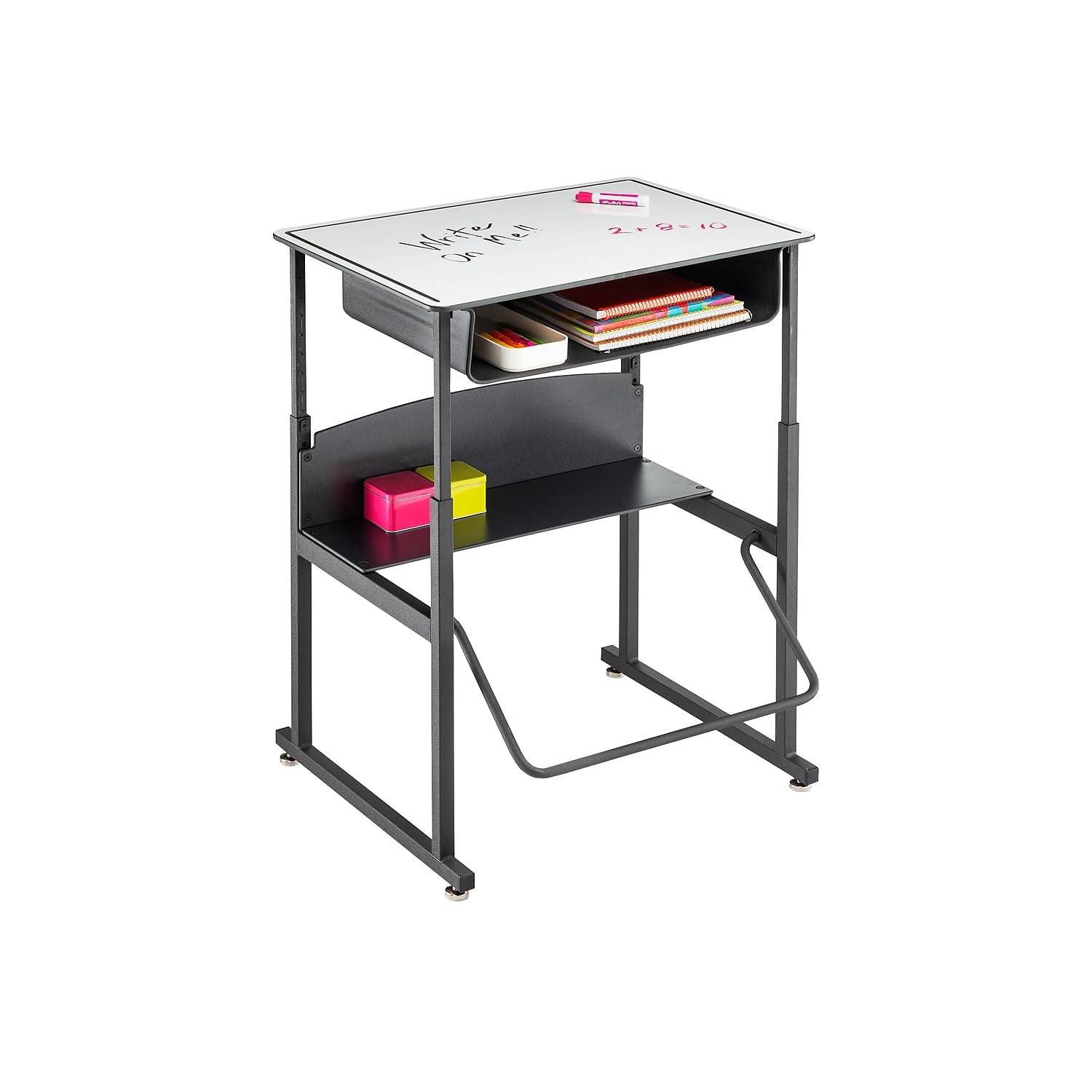 Safco Alphabetter Desk, 28" x 20", Dry Erase Classroom and Home School Desk