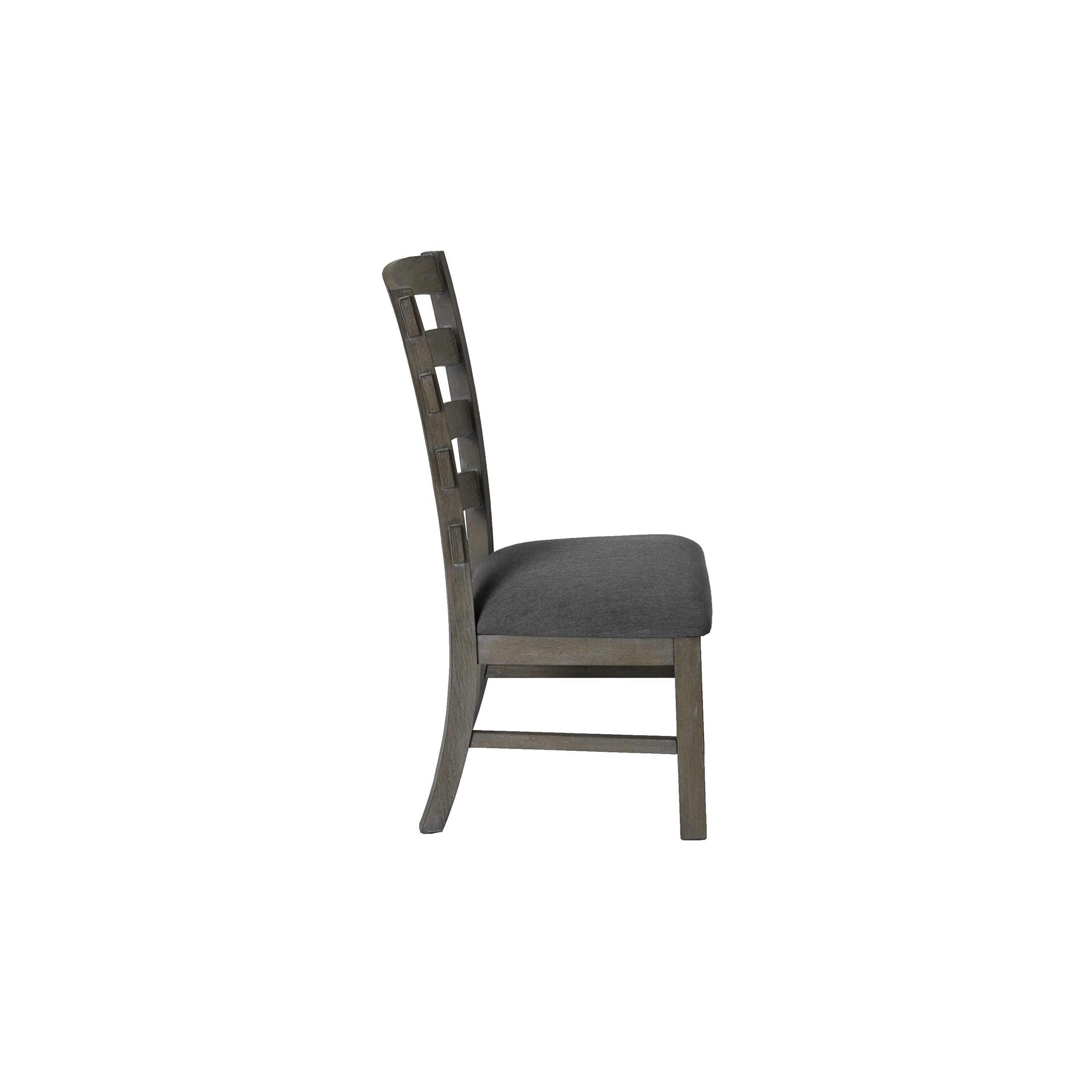 Best Quality Furniture Side Chair (Single), Gray