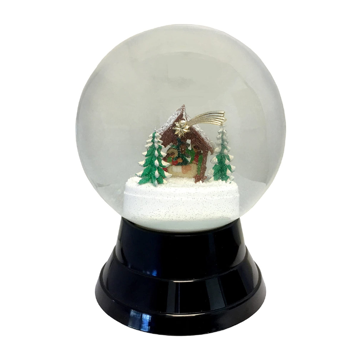 Alexander Taron Pr1726 Perzy Snowglobe-Large Nativity-7&quot; H W X 5&quot; D, Gray