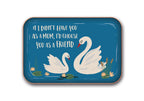 Medium Metal Catchall Tray by Studio Oh! - If I Didn't Have You as a Mom - 7' x 4.75' - Dish Tray with Unique Full-Color Artwo